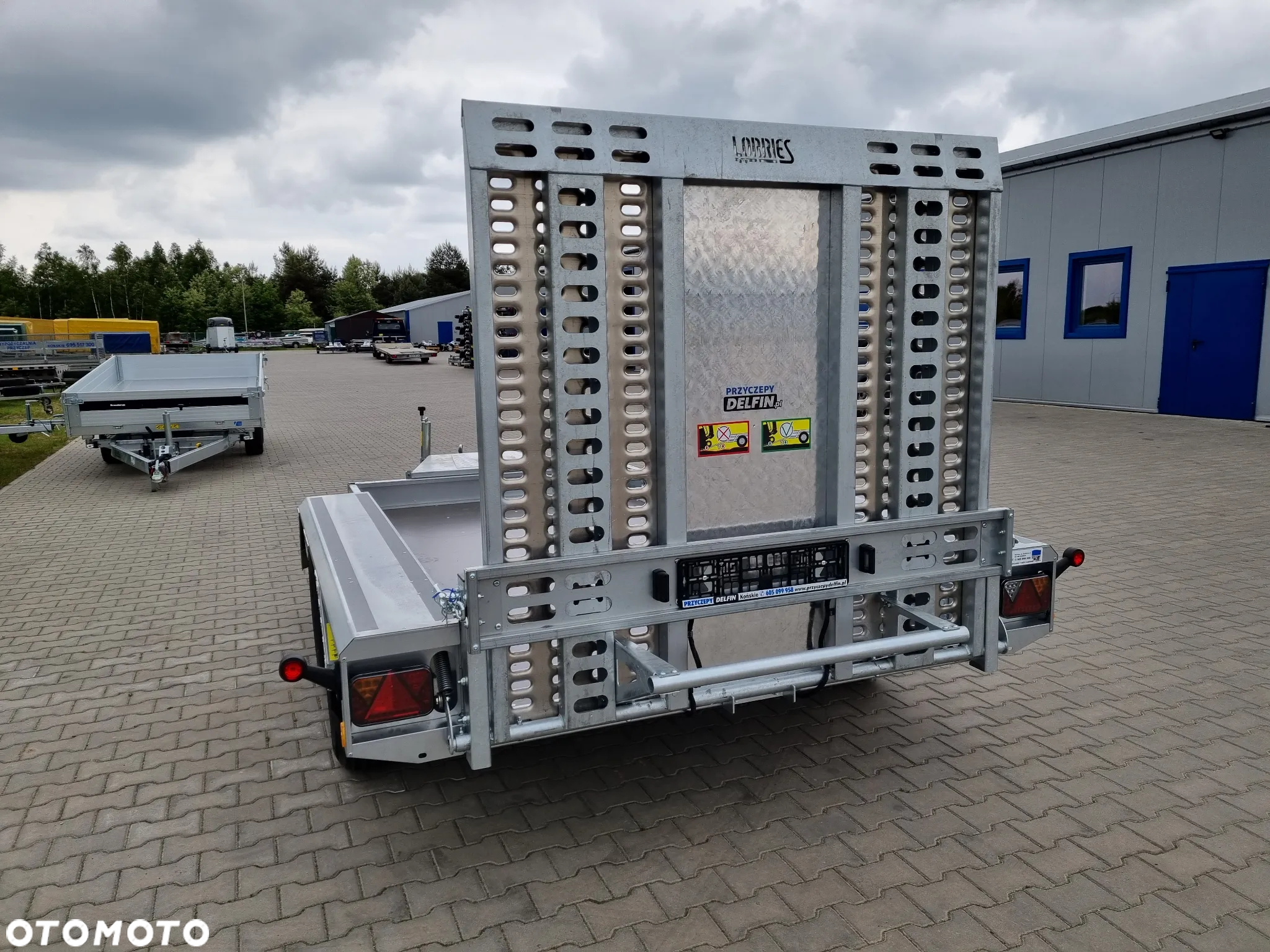 Lorries Przyczepa TPM 27, 303x160 cm 2,7T koparka, bobcat - 19