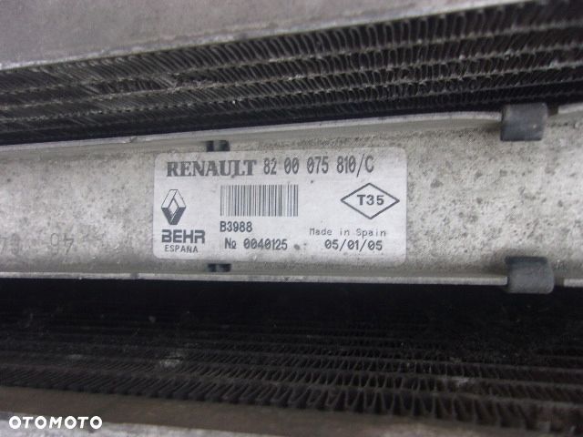 Komplet Chłodnic 2.2 DCI Espace 4 8200075810 8200387730 - 5
