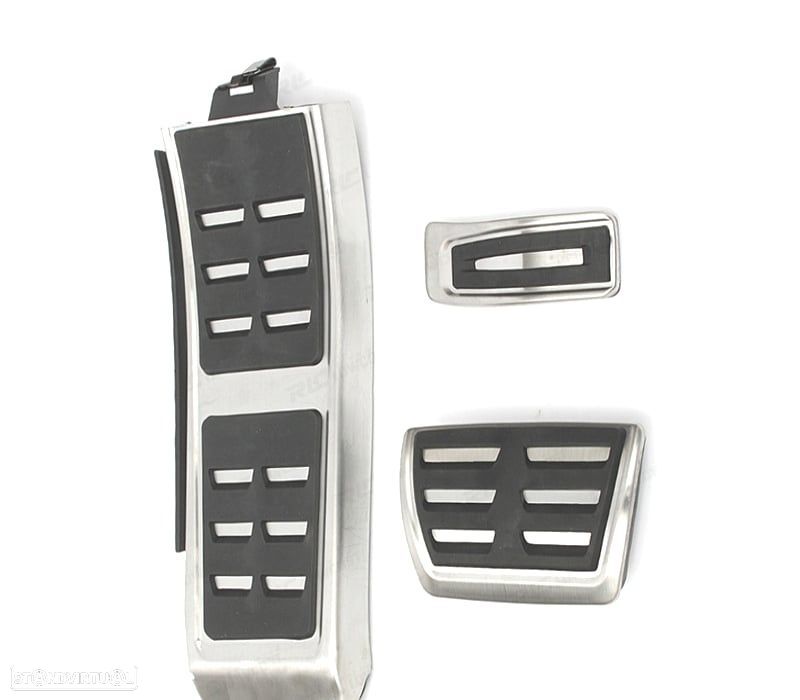 KIT CONJUNTO PEDAIS AUTOMÁTICO LOOK S-LINE ALUMINIO BORRACHA - 1