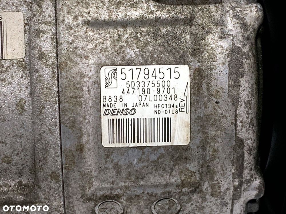 SPRĘŻARKA KLIMATYZACJI  FIAT BRAVO II (198_) 2006 - 2022 1.4 T-Jet (198AXG1B) 88 kW [120 KM] - 4