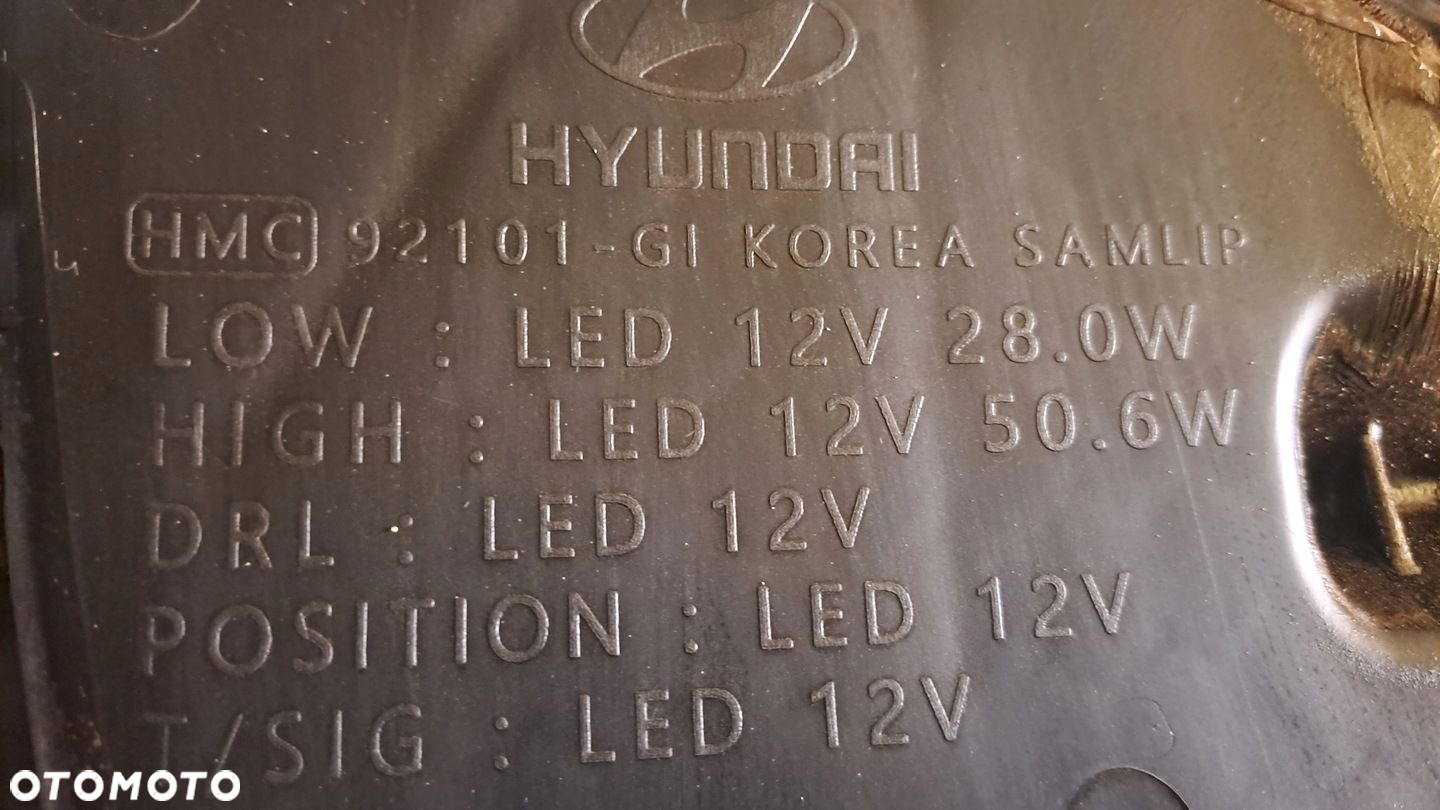 HYUNDAI IONIQ 5 V LEWA LAMPA PRZEDNIA FULL LED 92101-GI UŻYWANA - 7