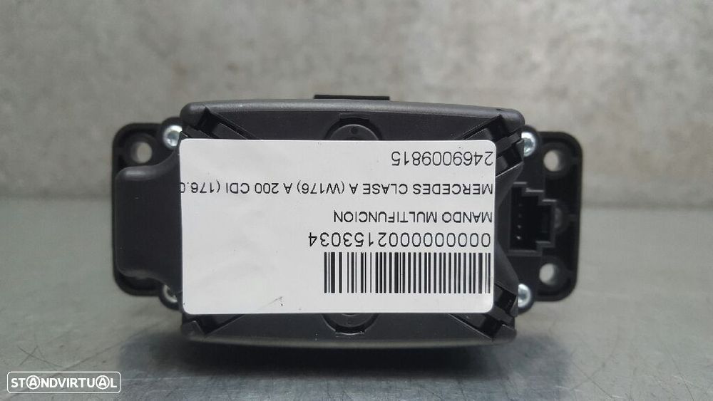 COMANDO MULTIFUNÇÕES MERCEDES-BENZ CLASSE A 2015 - 3