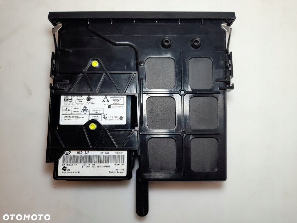 VW TIGUAN 2015r PASSAT B7 MODUŁ CZYTNIK INTERFACE MULTIMEDIALNY 5N0035728Q - 6