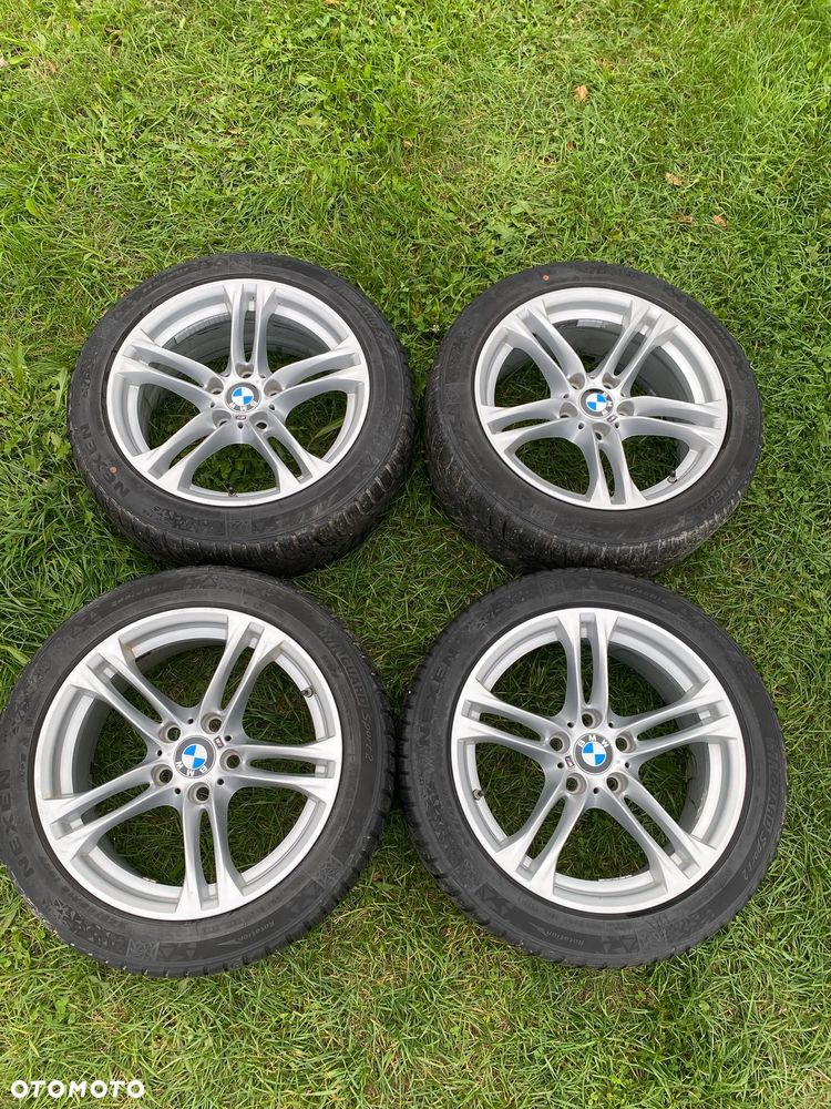 Oryginalne felgi BMW M Pakiet 18" F10 F11 5x120 + Nexen 245/45 R18 zima - 3