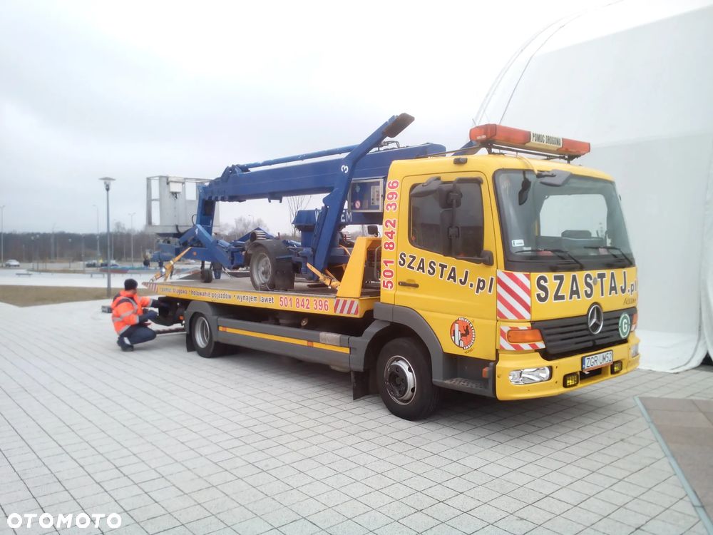 Mercedes-Benz Pomoc Drogowa Lawet Mercedes 917 Hydrauliczna Opuszczana Platforma Wciągarka Widelec Pilot - 4