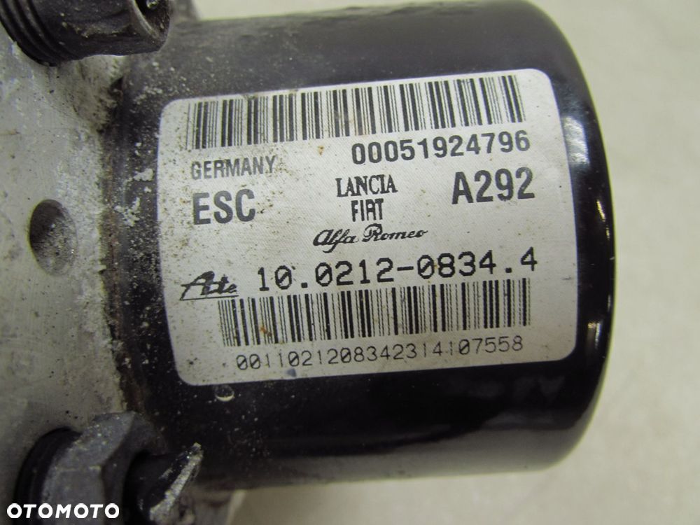 OPEL COMBO D DOBLO II 11-18 POMPA STEROWNIK ABS 00051924796 - 6