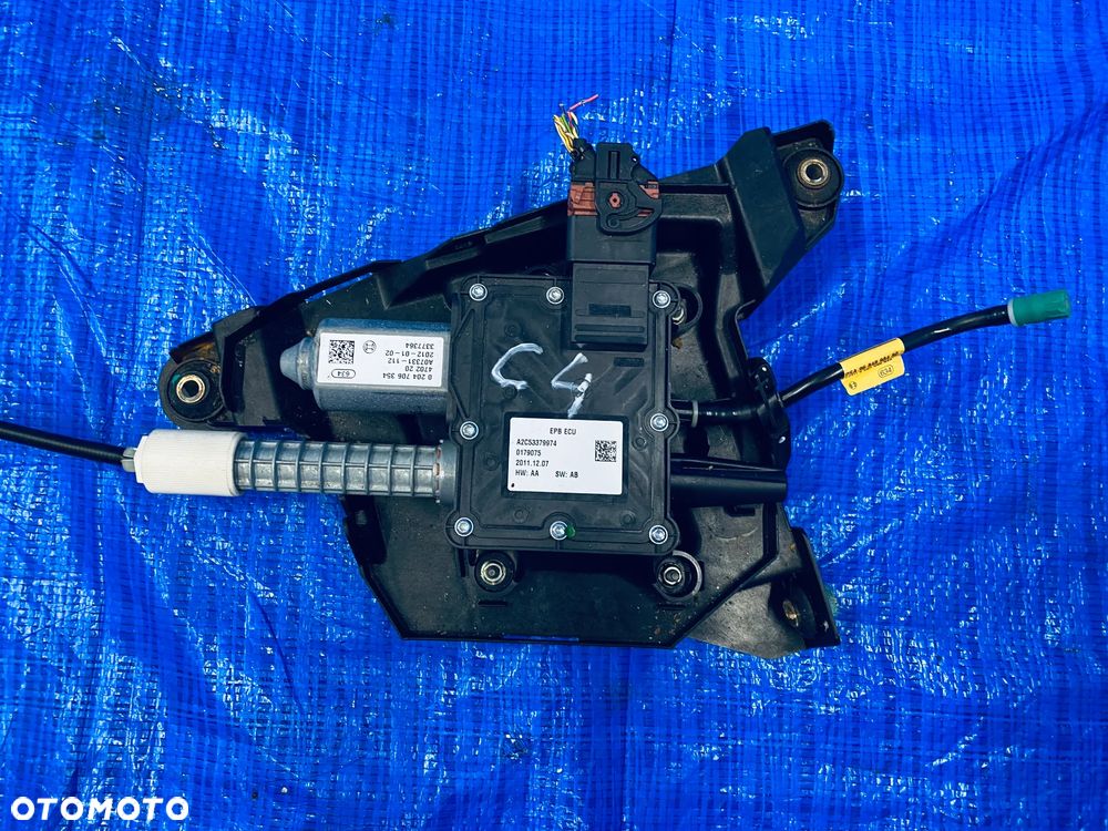 MODUŁ MECHANIZM STEROWNIK SILNICZEK HAMULCA RĘCZNEGO LINKI CITROEN C4 GRAND PICASSO I 2006- ; A2C53379974 0204706354 ORYGINAŁ - 2