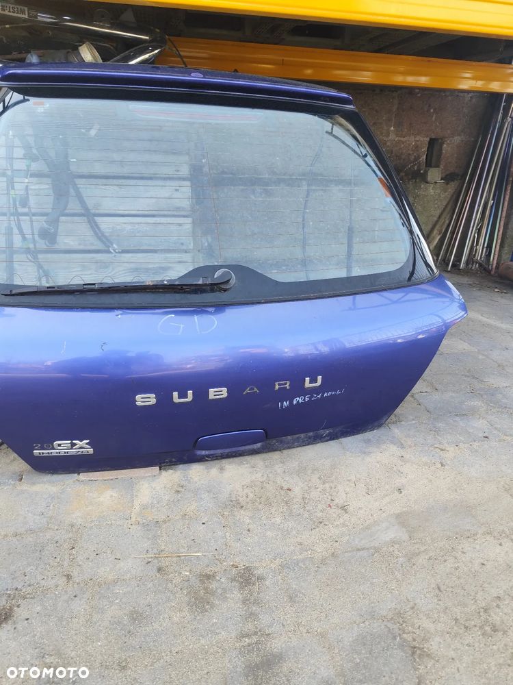 SUBARU IMPREZA GD Klapa Bagażnika Tył kompletna - 2