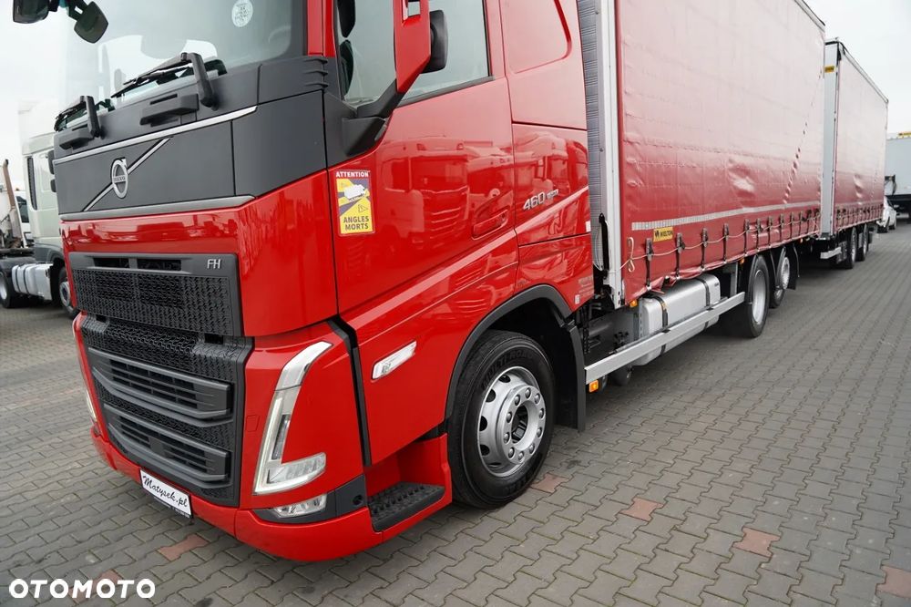 Volvo FH 460 / ZESTAW TANDEM / 120 M3 / PRZEJAZDOWY / I-SAVE / KLIMA POSTOJOWA / OŚ PODNOSZONA SKRĘTNA / WIELTON / PLANDEKA ZBROJONA / - 7