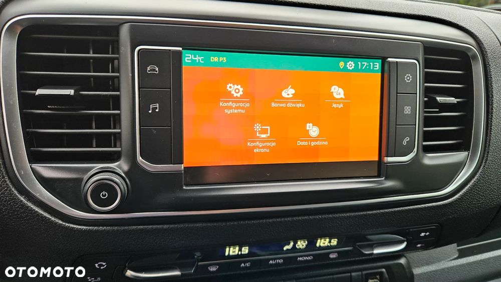 Citroën Jumpy 2,0 HDI L3 Najdłuższy Automat Led Kamera Webasto Blis Keyless Klimatronik Parktronik Super Stan - 21
