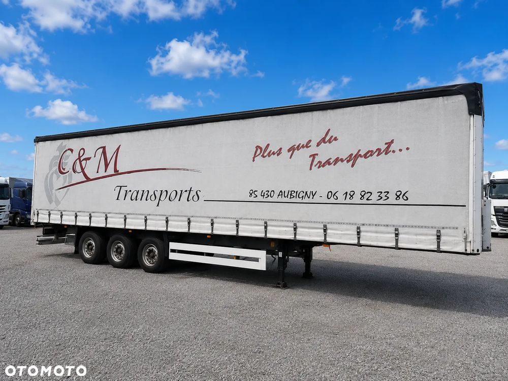 Schmitz Cargobull S01 Naczepa Ciężarowa Burto-Firana OSIE SAF, Nowy Dach ! Rama w ocynku ! Podwieszana Oś , Nowe Oświetlenie ,Nowe Tylne Słupki ! - 2