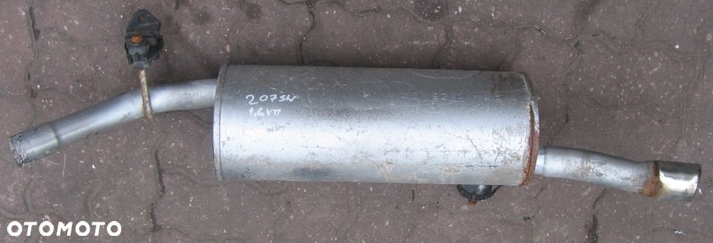 tłumik  końcowy PEUGEOT 207 207SW - 1