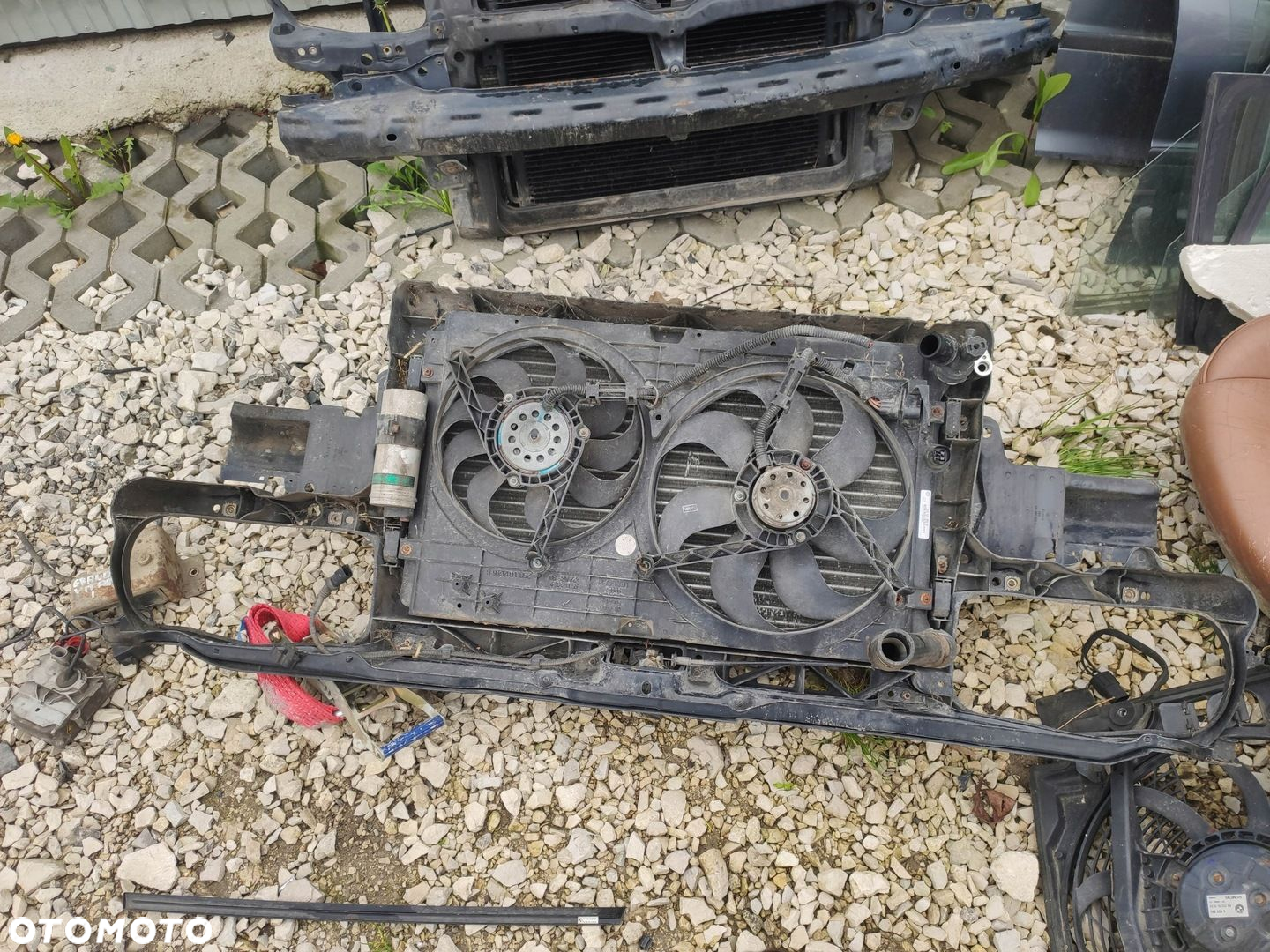PAS PRZEDNI BELKA VW GOLF IV CHŁODNICE WENTYLATOR 1J0 - 5