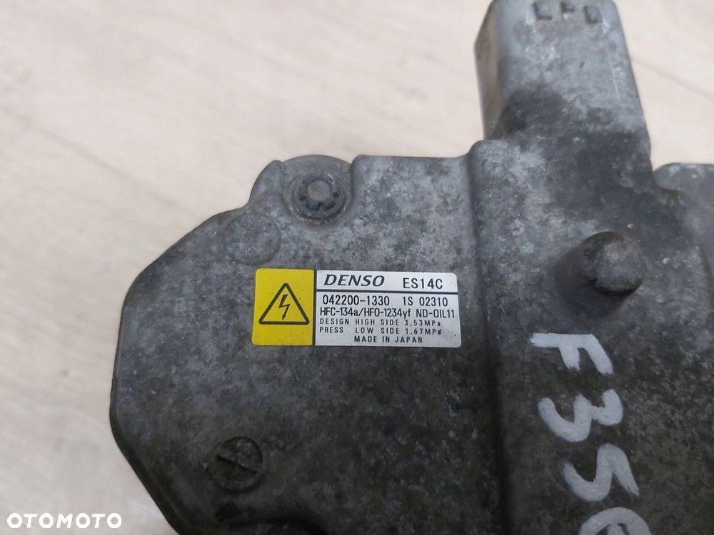 Toyota Auris II 1,8 hybryda sprężarka klimatyzacji kompresor 042200-1030 - 5