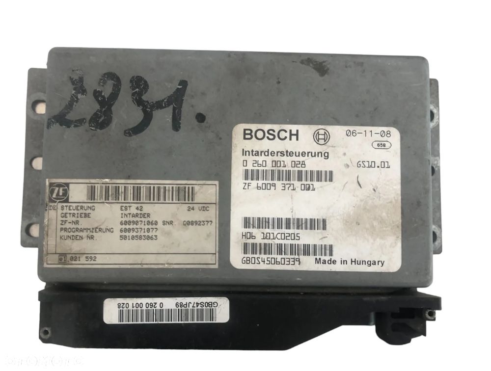 STEROWNIK INTARDERA RENAULT 0260001028 5010583063 ZF 6009371001 - 1