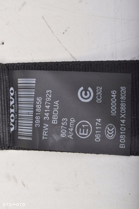 VOLVO S60 II V60 PAS PRAWY TYŁ TYLNY 39818856 - 5