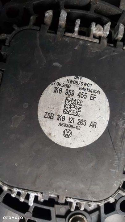 VW AUDI SEAT SKODA WENTYLATOR CHŁODNICY WIATRAK OBUDOWA 1.9 TDI 1.6 TDI 1.6 MPI 1K0959455EF ALTEA A3 LEON II OCTAVIA 2 TOURAN GOLF 6 WYSYŁKA !!! - 2