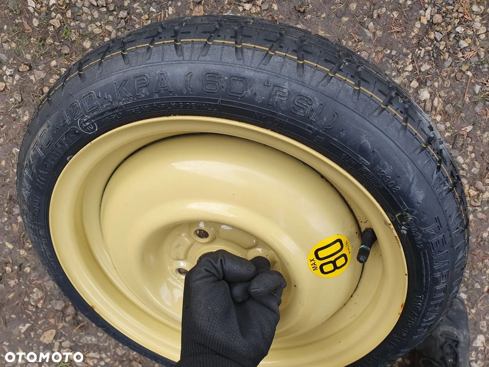 KOŁO ZAPASOWE DOJAZDOWE R14 4X100 HYUNDAI KIA TOYOTA MAZDA 115/70R14 POSIADAM 5 SZT - 13