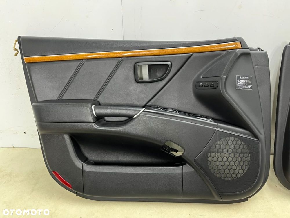 Tapicerka Hyundai Grandeur IV 05-11r. boczki drzwi KOMPLET prawy lewy tył przód boczek - 11