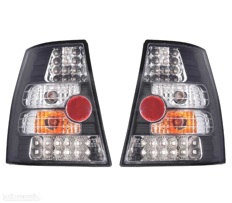 FAROLINS TRASEIROS LED GOLF 4 MK IV VARIANT 97-03 PRETO - 1