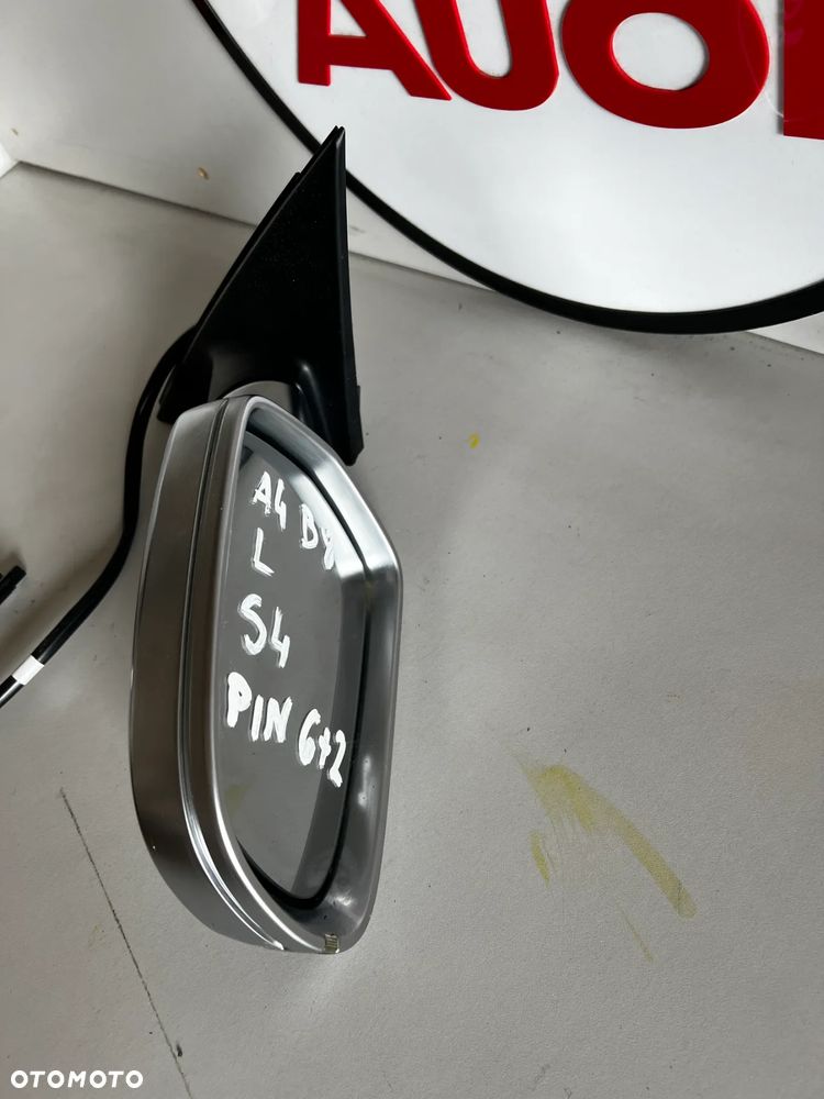 AUDI RS4 S4 A4 8K B8 LUSTERKO LEWE SATYNA 6+2 PIN - 2