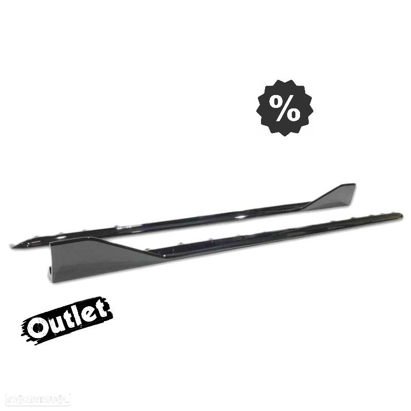 C011643C1 EMBALADEIRAS BMW F40 19- LOOK M TECH PRETO BRILHANTE - 10