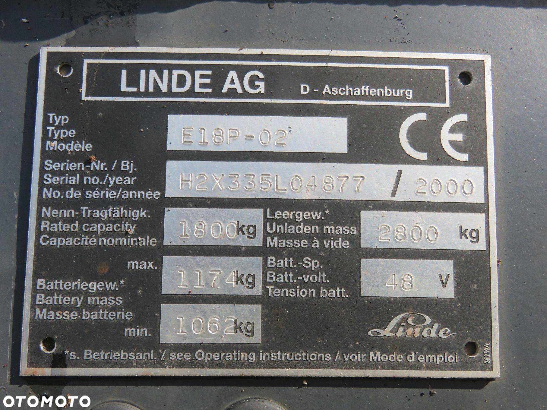 KABINA LINDE E18P-02 - 5