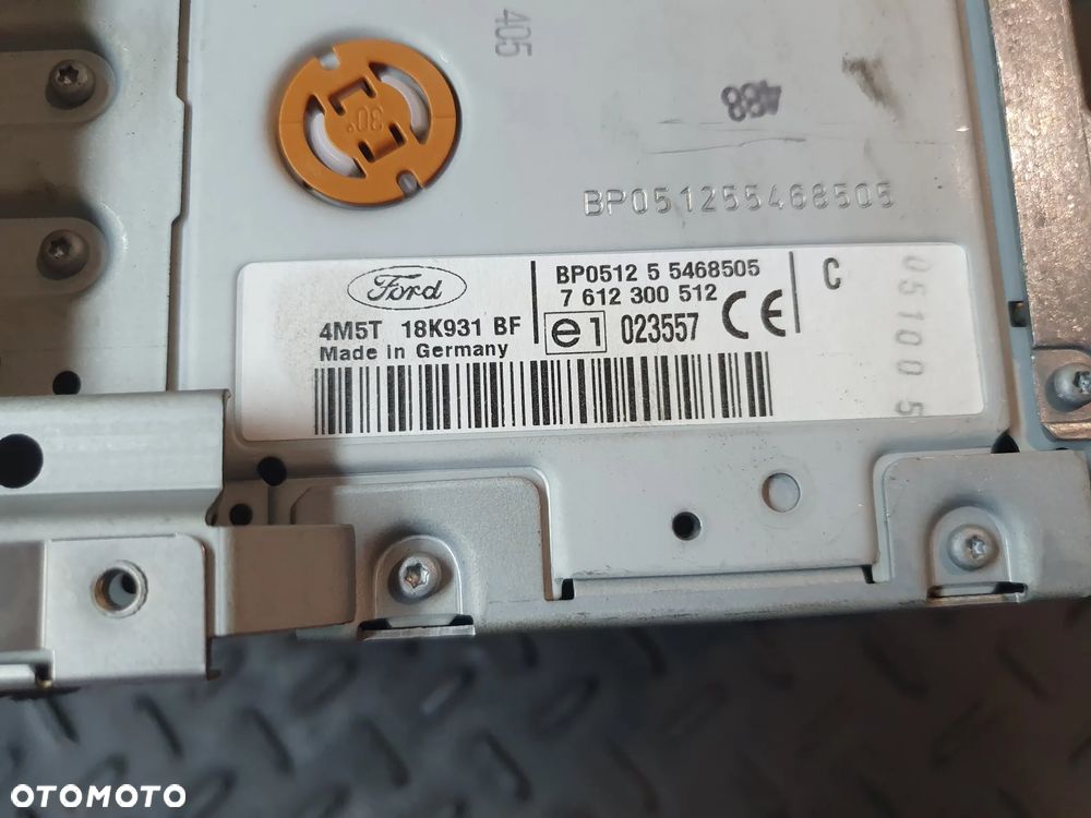 RADIO RADIOODTWARZACZ CD AUX 4M5T-18K931-BF FORD FOCUS MK2 04-08 C MAX - 5