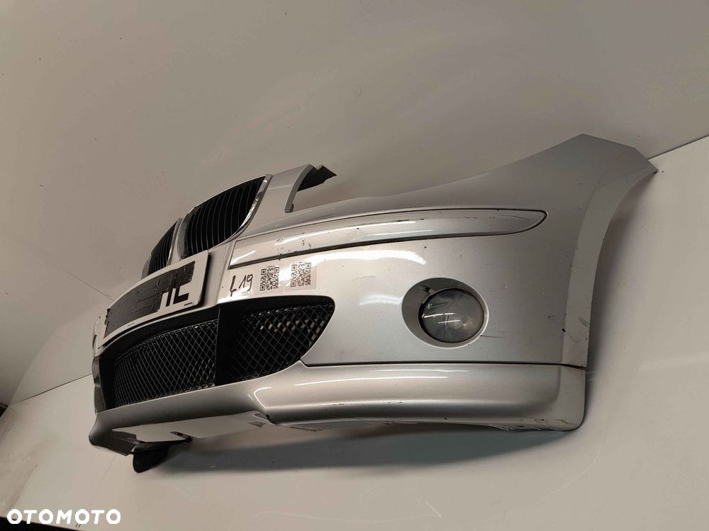 } ZDERZAK PRZÓD PRZEDNI BMW SERIA 1 I E87 TITANSILBER SREBRNY HALOGENY - 3