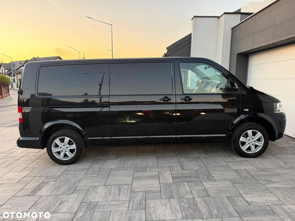 Volkswagen TRANSPORTER T5 L2H1 LIFT Długi Klima Elektryka Navi Tempomat Furgon 3os. 2xPdc Hak - 4