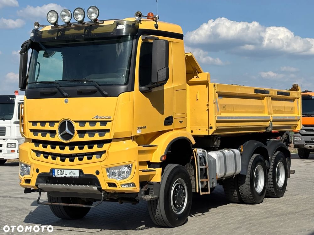 Mercedes-Benz Arocs 3345 MANUAL 6X6  Kipper Meiller 3-stronny Hydroburta stan idealny - 11
