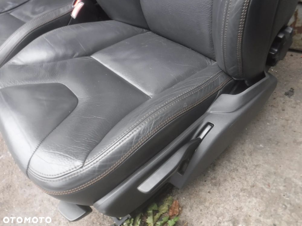 Volvo XC60 I skory skorzane fotele siedzenia kanapa grzane - 8