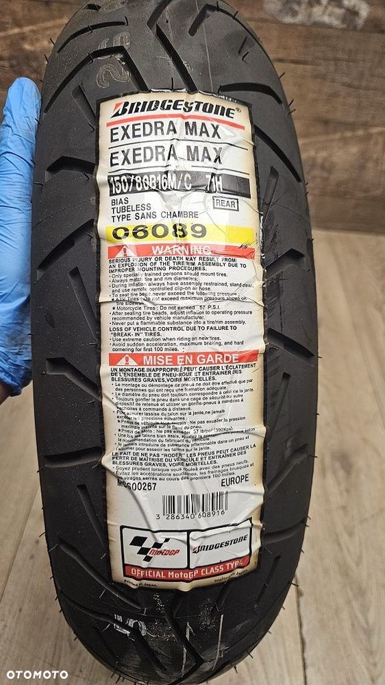 Opona motocyklowa Bridgestone Exedra Max 150/80B16 M/C 71H - 6