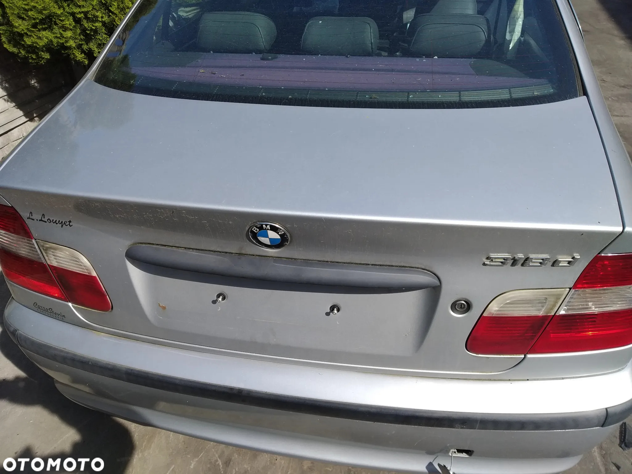 BMW E46 LIFT 318D 01-05 ZDERZAK TYL TYLNI TITANSILBER 354/7 - 18