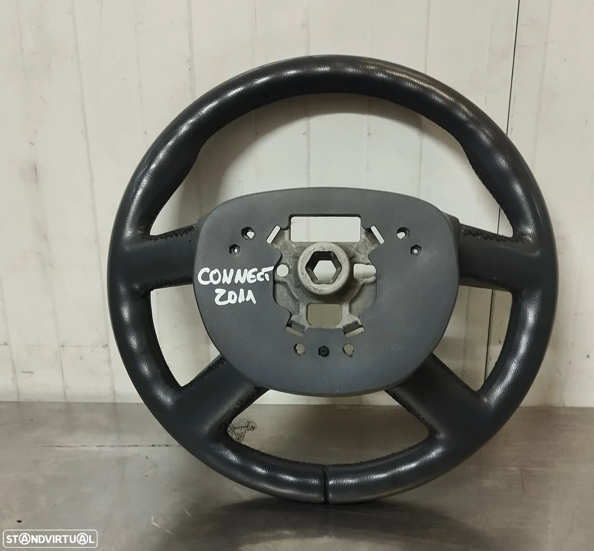 VOLANTE EM PELE FORD TRANSIT CONNECT 2019-2013 9T16-3600-BBW - 1