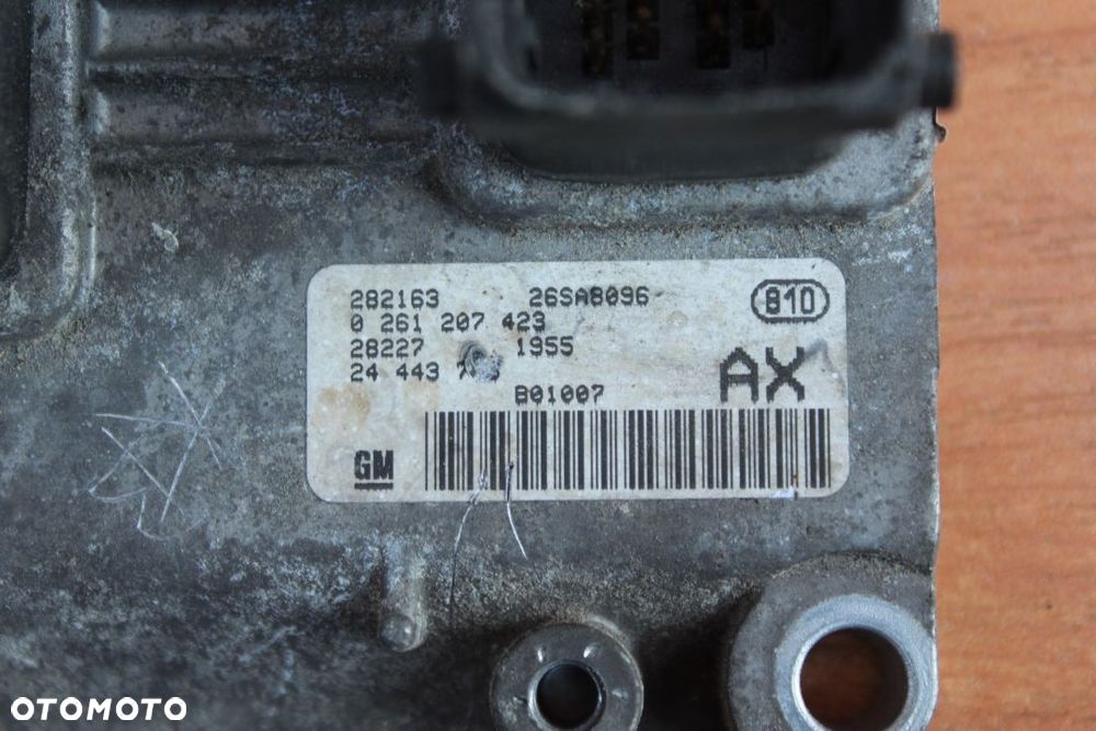 STEROWNIK KOMPUTER SILNIKA OPEL CORSA C 1.2 16V Z12XE 0261207423 AX - 3