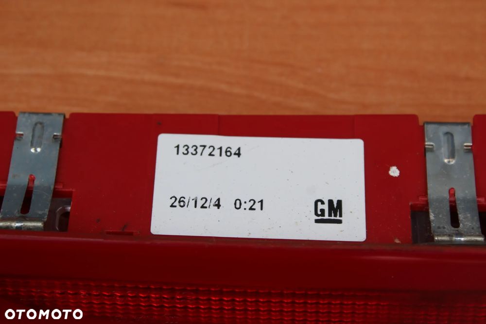 ŚWIATŁO TRZECI STOP W KLAPĘ OPEL ASTRA J GTC 3 DRZWI 13372164 - 5