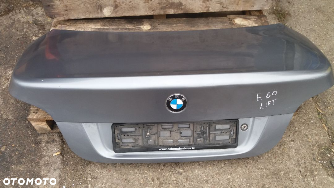 KLAPA BAGAŻNIKA BMW E60 LIFT SPACEGRAU - 2