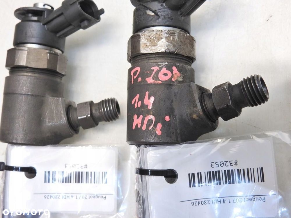 WTRYSK WTRYSKI PEUGEOT 207 1.4 HDI 0445110252 - 2