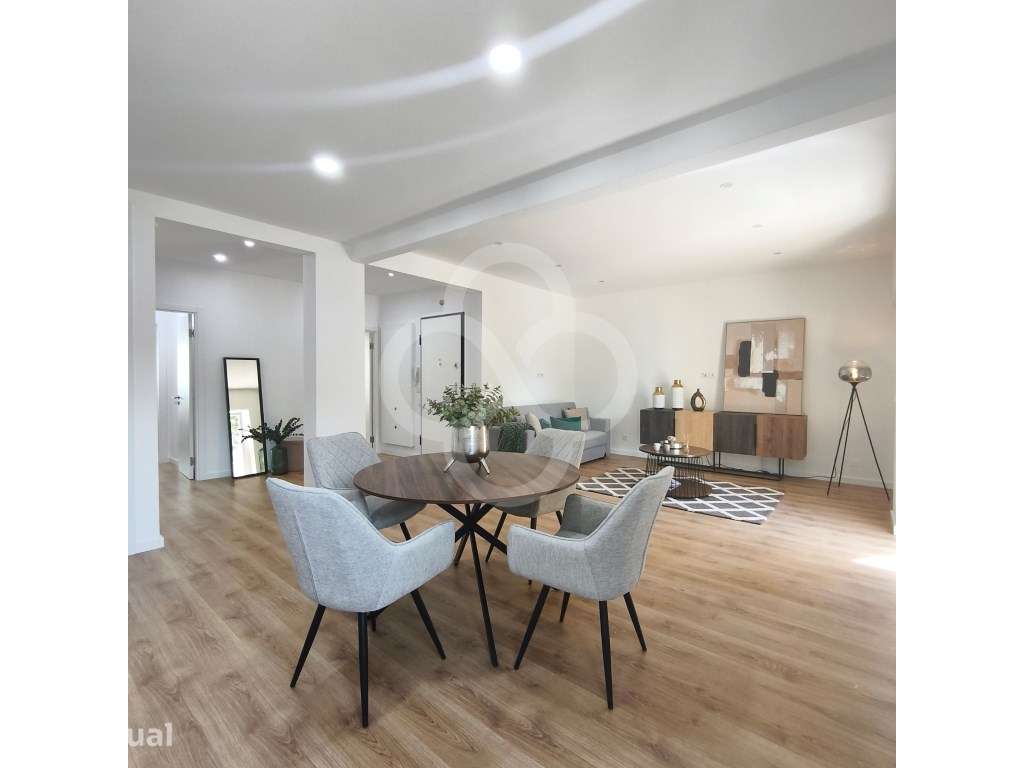 Apartamento T3 remodelado e equipado, com varanda em todos os quart... - Grande imagem: 3/35