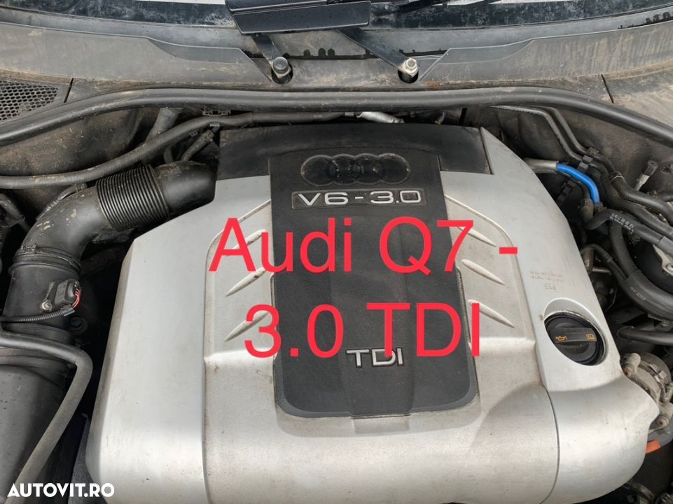 DEZMEMBREZ Piese AUDI Q7 Motor 3.0 Diesel Cod BUG Diesel Euro 4 Cutie de Viteze Automata Kit injectie injector injectoare Turbina Turbo pompa injectie inalta Bara Fata completa Capota Far Portiera Fata spate Stanga dreapta Oglinda Haion Luneta Interior piele Carlig Cui remorcare Volan cu airbag S Line An 2006-2012 - 6
