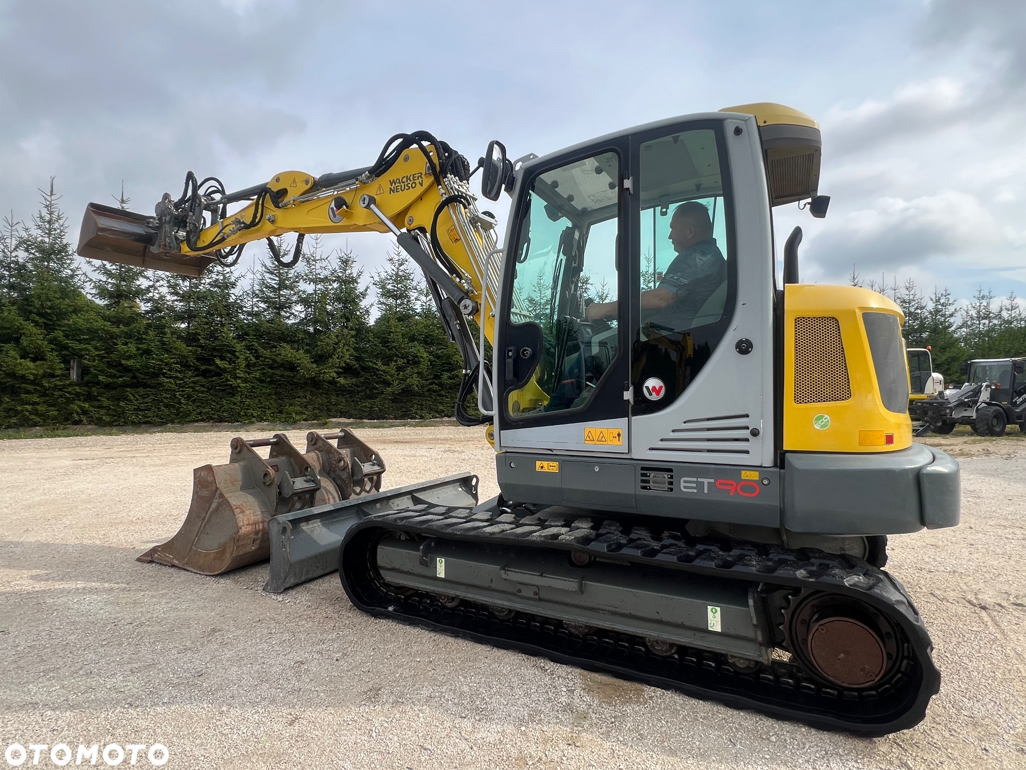 Terex Koparka Gąsienicowa Wacker Neuson ET 90 3xramie łamane SUper SZYBKOZŁĄCZE SW33 Liebherr Likufix + PILOT Klima 3x łyżki Cat 313 308 310 DEUTZ Volvo ECR 88 Jcb - 29
