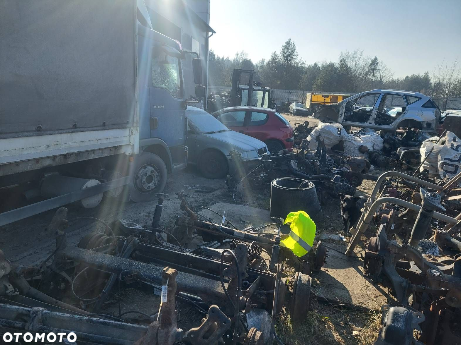 KOMPLETNE ZAWIESZENIE BELKA SANKI TYŁ KIA CEED I KOMBI - 6