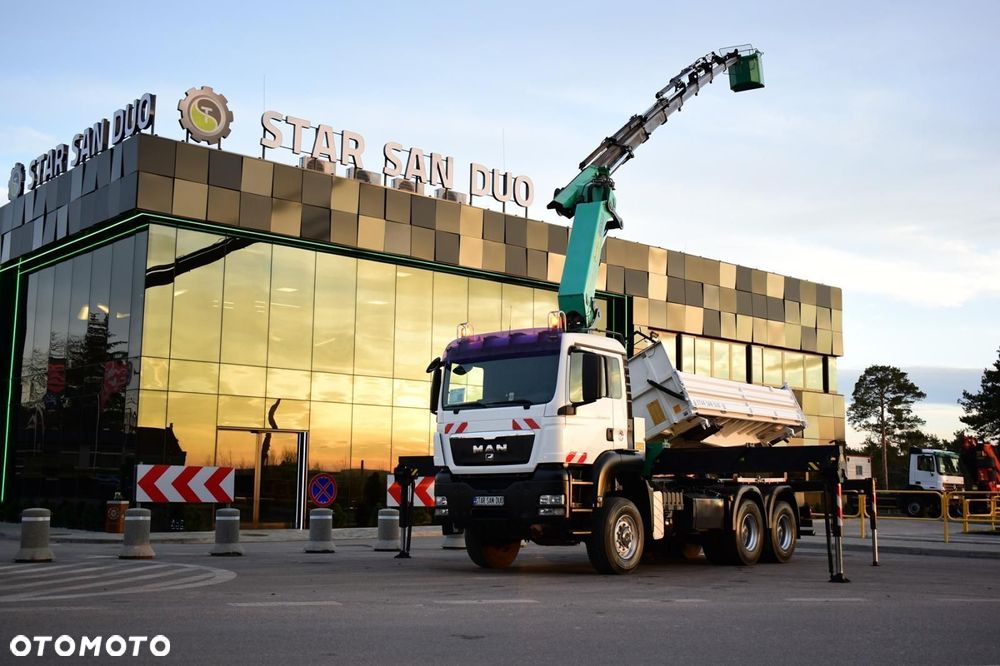 MAN TGS 26.440 6x6 PALFINGER PK 36002 HDS Żuraw Kosz Wywrotka - 8