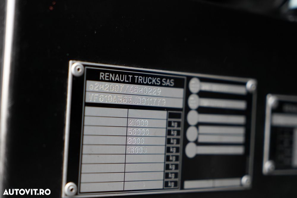 Renault T 520 / TEAM ALPINE 60/99 / RETARDER / JANTE DIN ALIAJ / PIELE / EURO 6 - 38