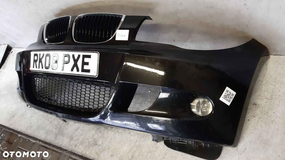 ! ZDERZAK PRZÓD PRZEDNI DO BMW SERII 1 E87 M POWER M PAKIET HALOGENY BLACK SAPPHIRE CZARNY - 3