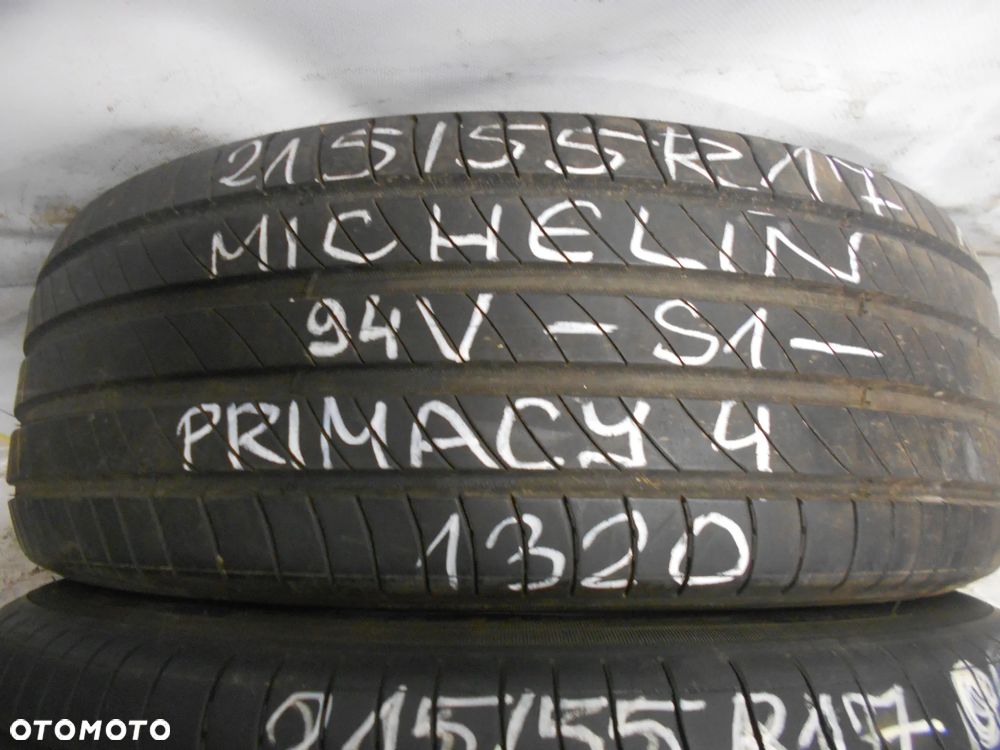 OPONY 215/55R17 MICHELIN PRIMACY 4 S1 DOT 1320 7.4MM - 2