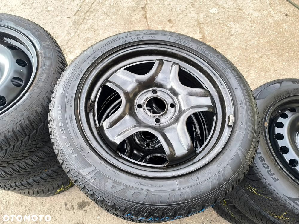 4x100 Felgi Stalowe stal strukturalne 16 Koła Zimowe Zima RENAULT Captur Clio IV 4 MEGANE NISSAN NOTE MICRA DACIA Dokker Logan Jogger Lodgy Sandero Stepway 6mm Legnica ALU-RAD 195/55 - 1