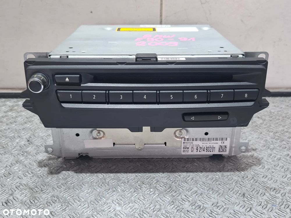 Radio nawigacja BMW E90 E91 2009 rok lift nr 921493201 - 1