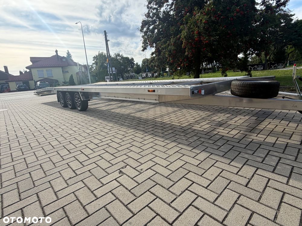 Gala BBG Laweta dwa auta Gala  8535AL raz łamana 8,5x2,05m ALUMINIOWA 3 osie, felgi alu, 670KG WYPRZEDAŻ - 5